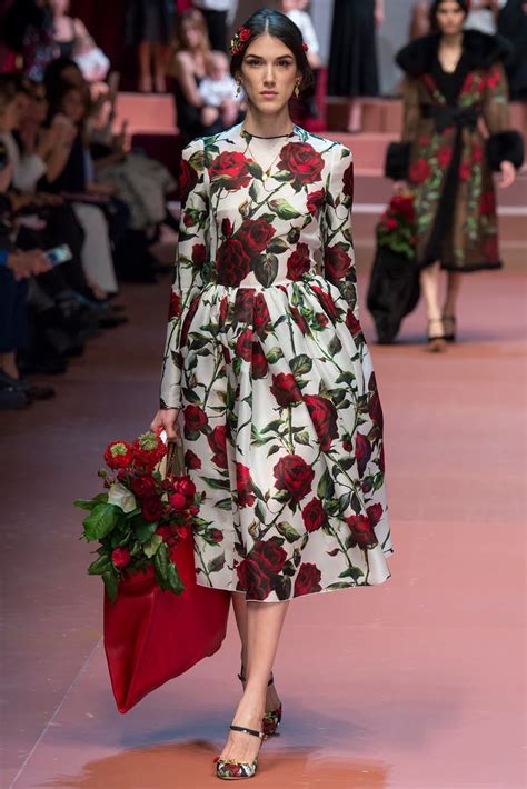 dolce and gabbana rose dress replica|Dolce & Gabbana flower dress.